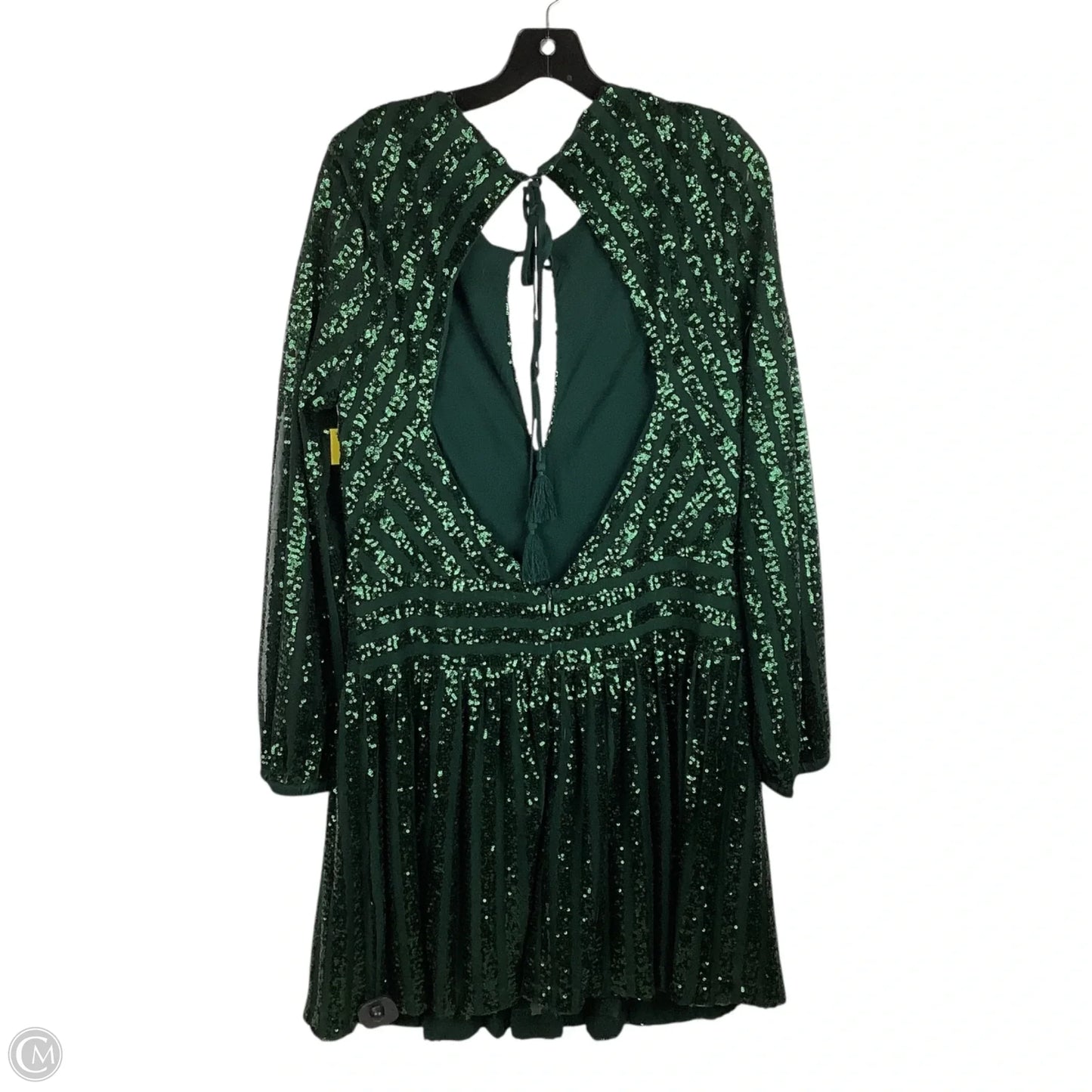 Dress Party Short By Anthropologie In Green, Size: 14