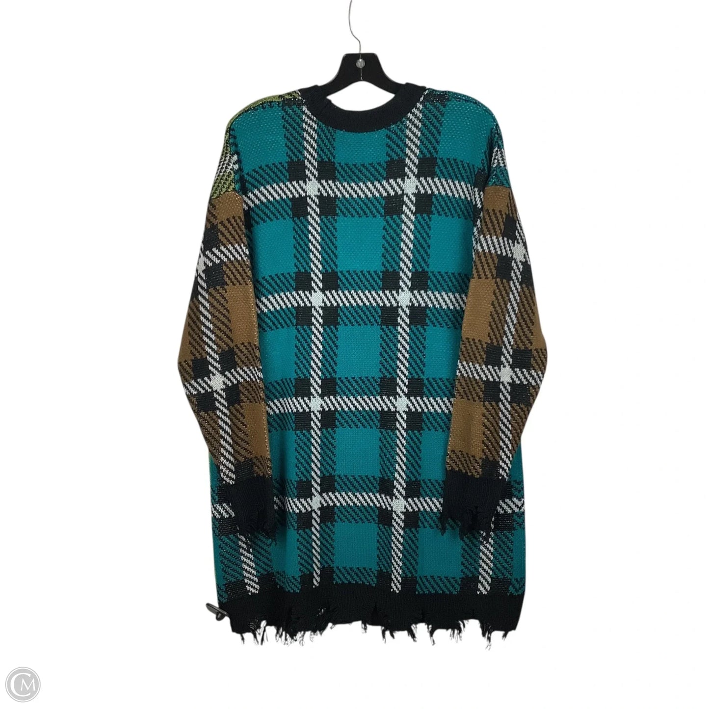 Sweater Cardigan By Cato In Multi-colored, Size: 14