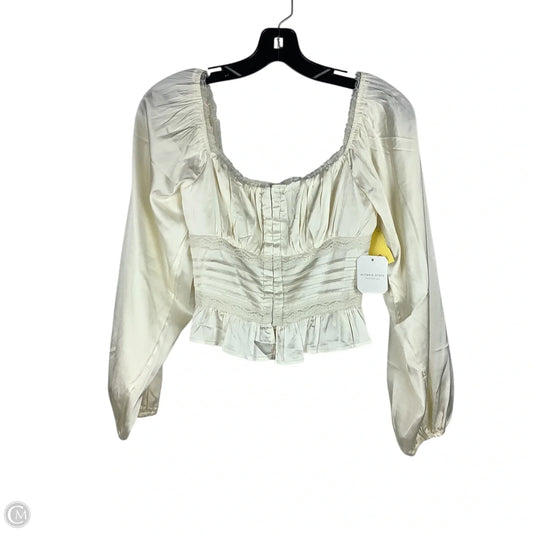 Top Long Sleeve By Altard State In Cream, Size: S