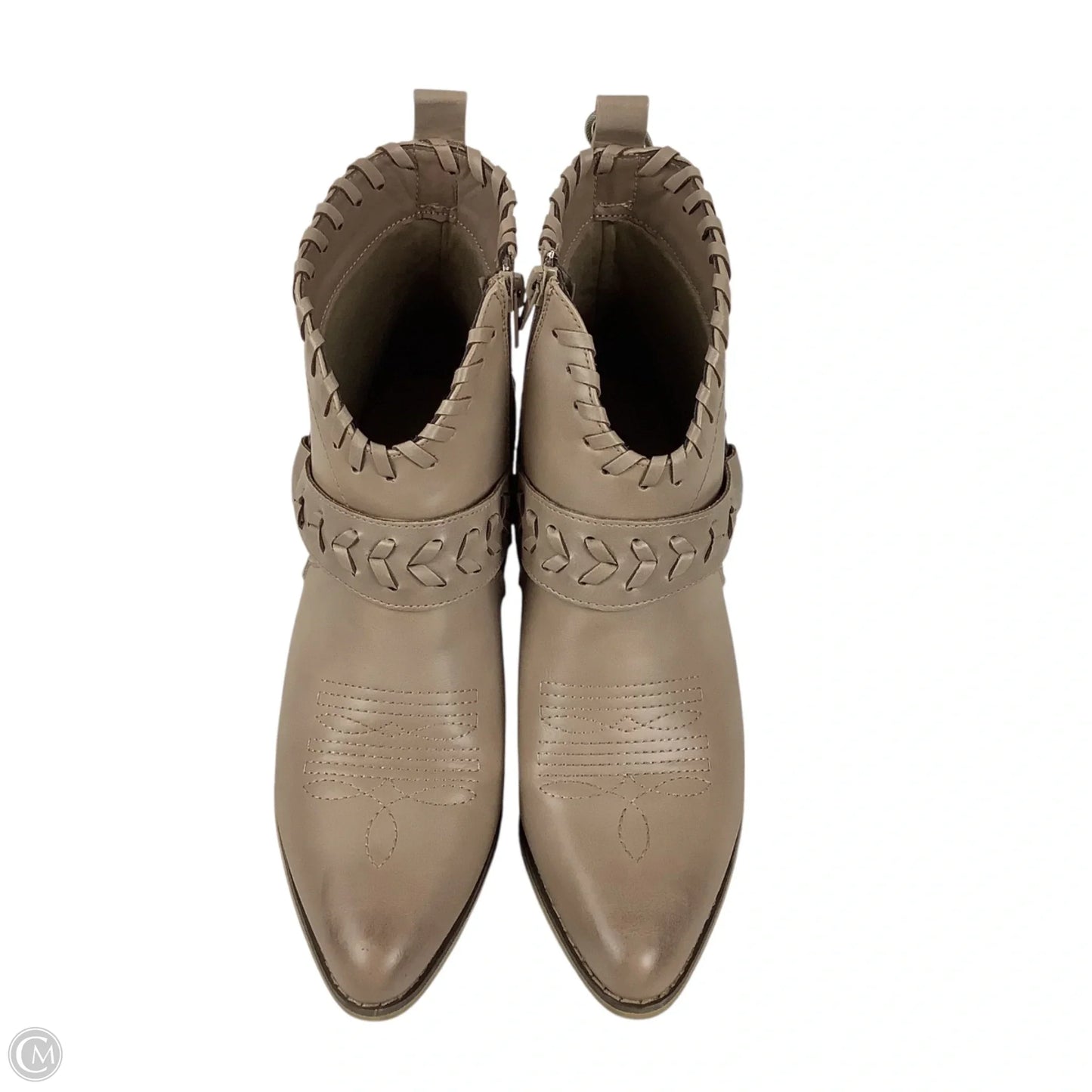 Boots Ankle Heels By Altard State In Taupe, Size: 9