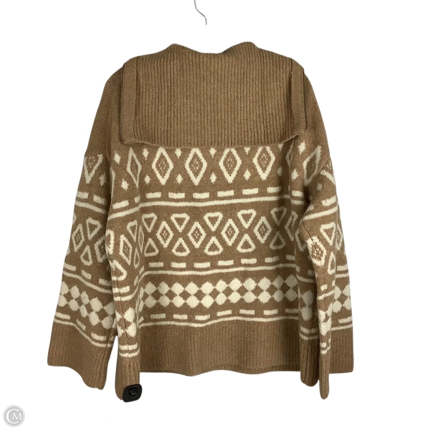 Sweatshirt Collar By J. Crew In Brown, Size: L/XL