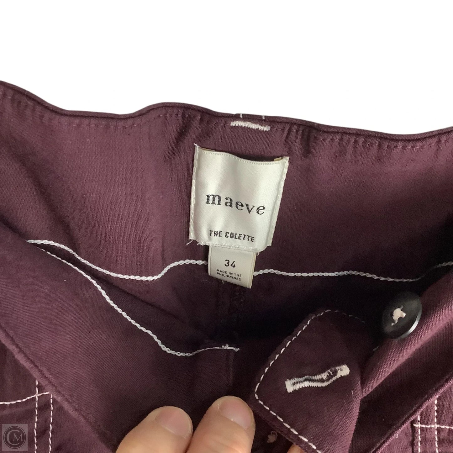 Pants Other By Maeve In Maroon, Size: 18 (34)