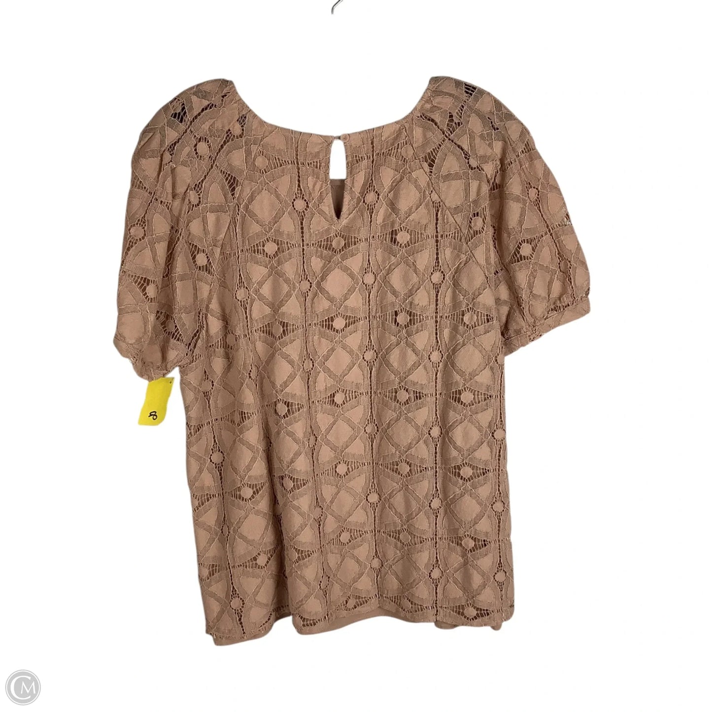 Top Short Sleeve By Maeve In Pink, Size: Xl