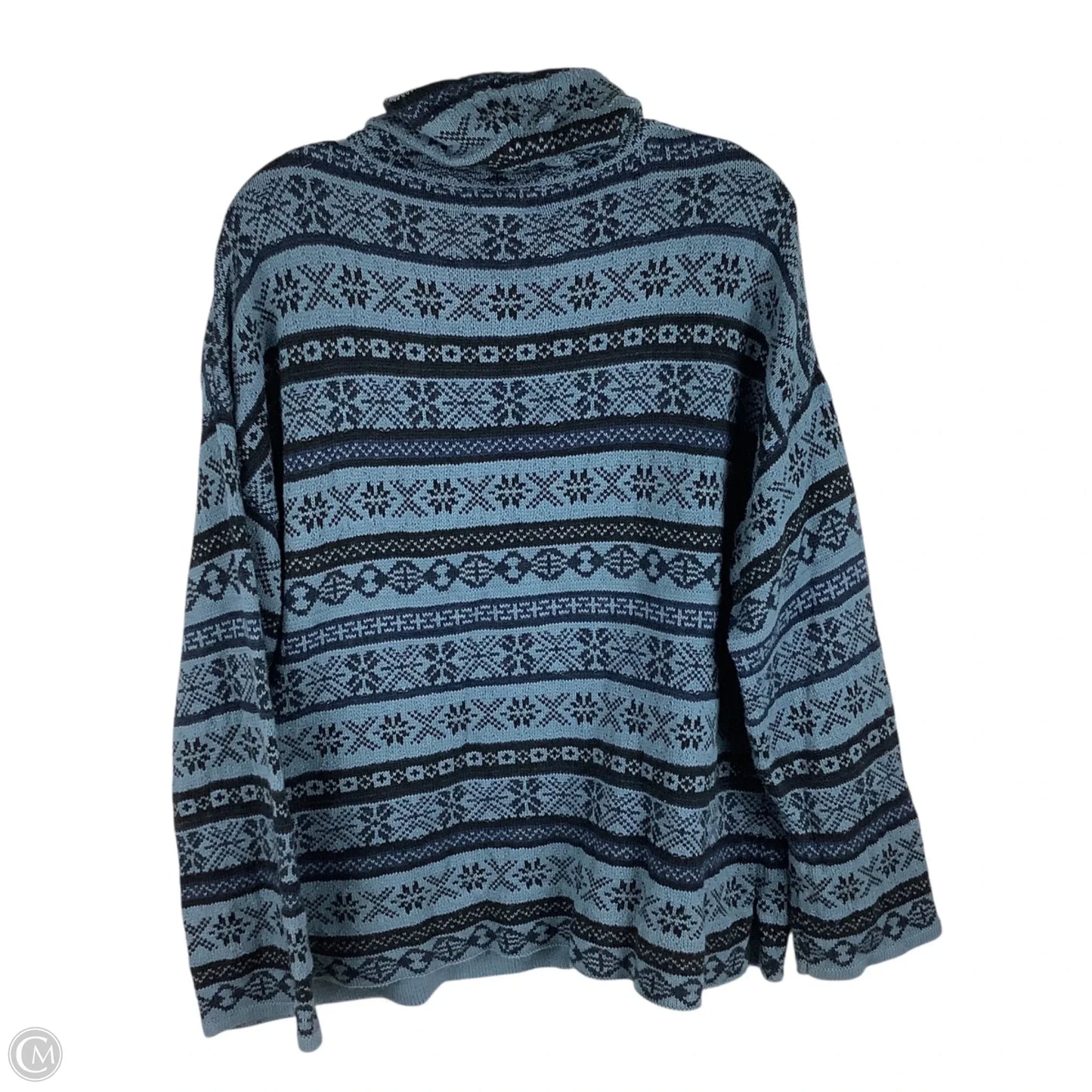 Sweatshirt Hoodie By Chaps In Blue, Size: Xl