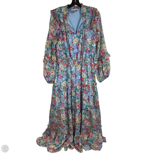 Dress Casual Maxi By Joy Joy In Blue, Size: Xl