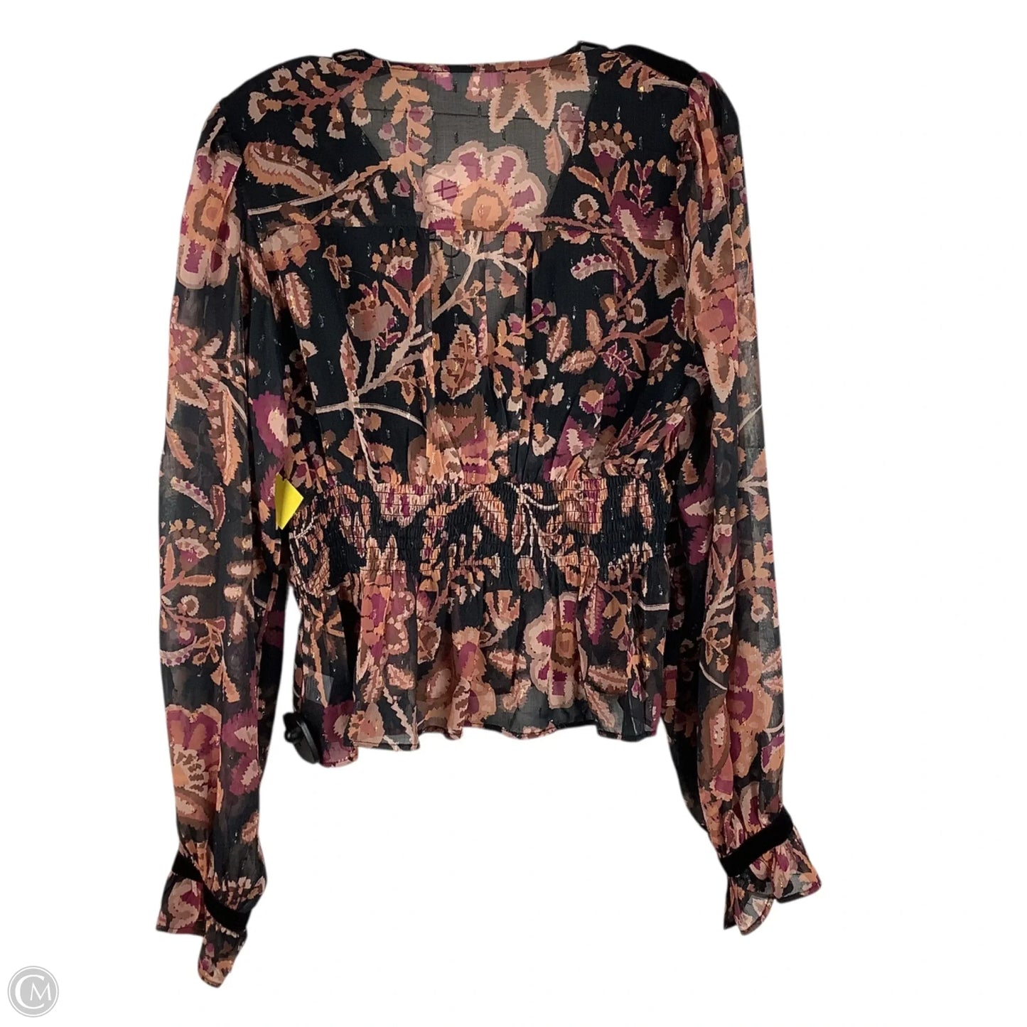 Top Long Sleeve By Clothes Mentor In Floral Print, Size: L