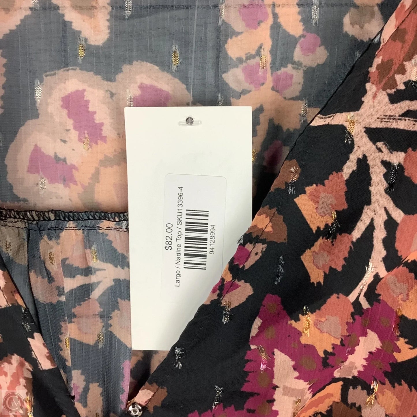Top Long Sleeve By Clothes Mentor In Floral Print, Size: L