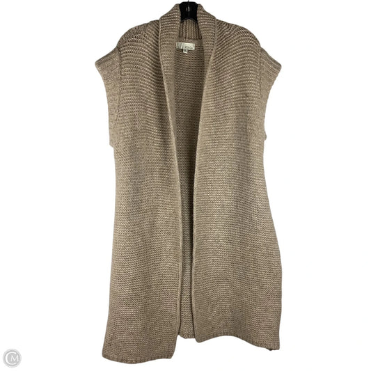 Vest Sweater By Pinch In Brown, Size: M