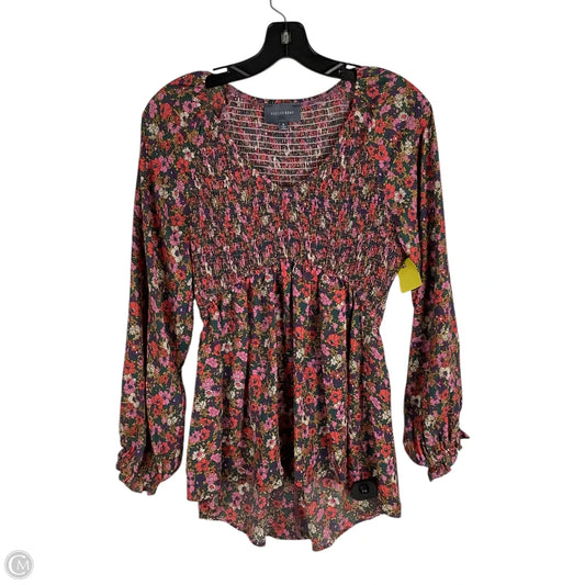 Top Long Sleeve By Clothes Mentor In Floral Print, Size: S