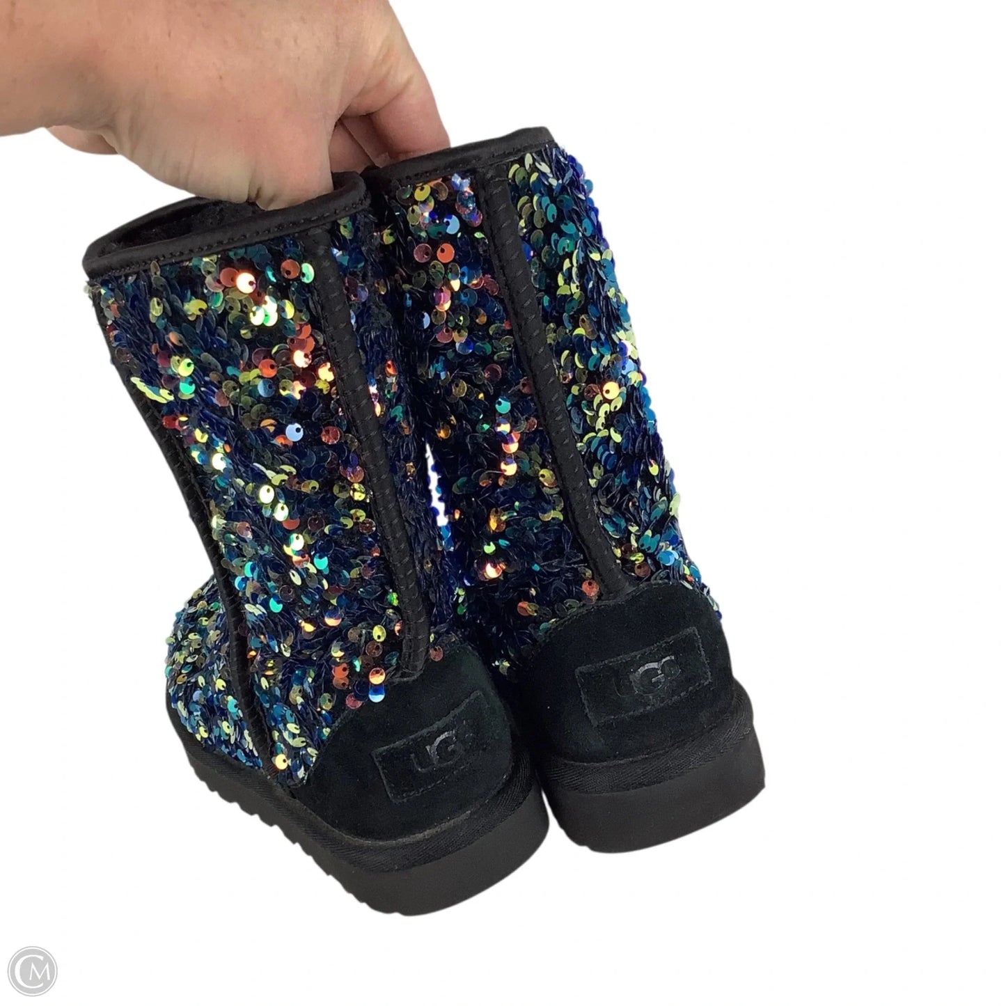 Boots Designer By Ugg In Black, Size: 8