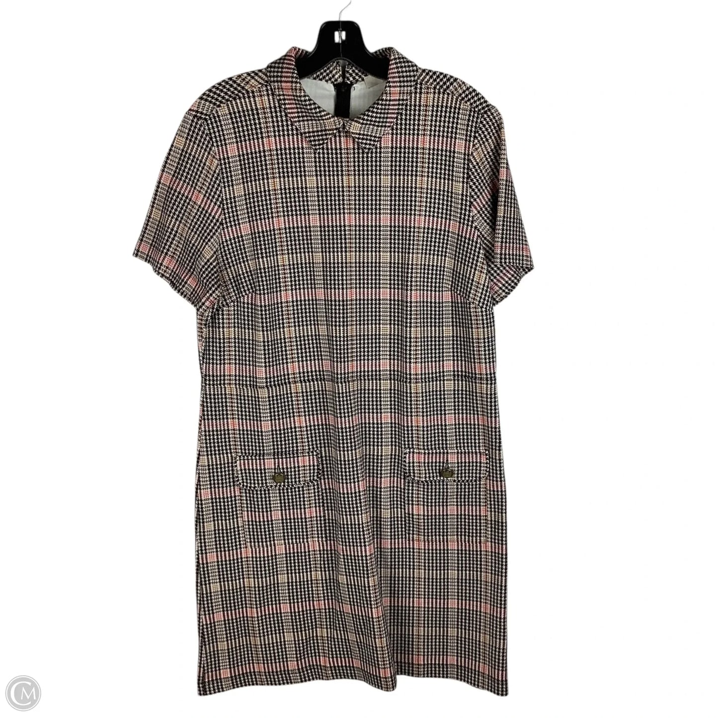 Dress Casual Midi By Loft In Black, Size: L