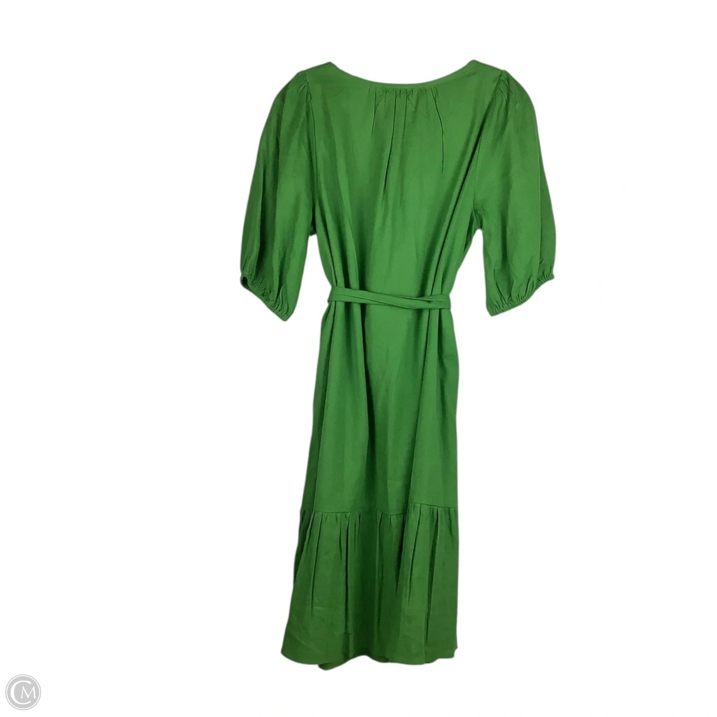 Dress Casual Midi By Ann Taylor In Green, Size: L