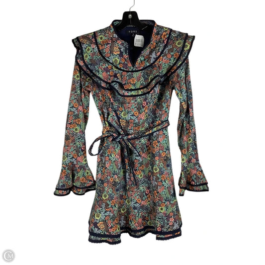 Dress Party Short By Fore In Floral Print, Size: S