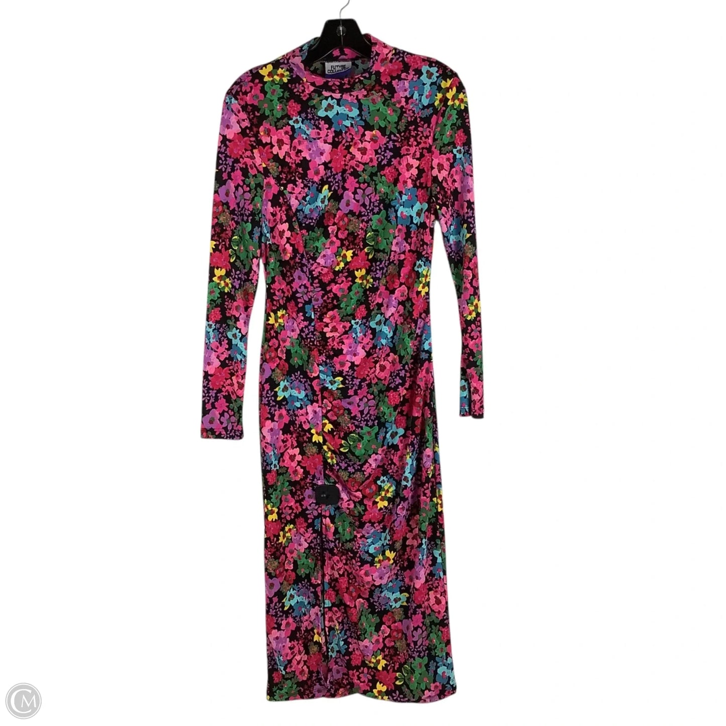 Dress Party Long By Future Collective In Floral Print, Size: M