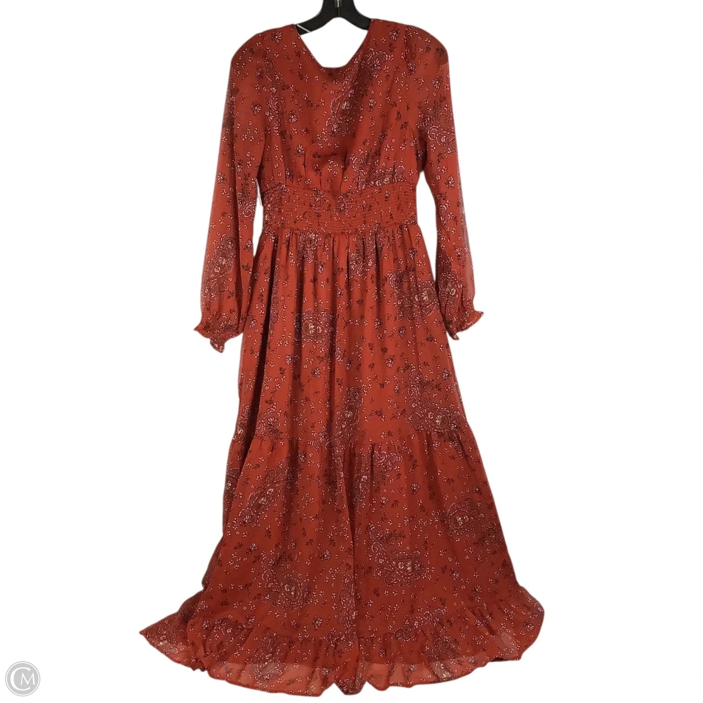 Dress Party Long By Patrons Of Peace In Orange, Size: S