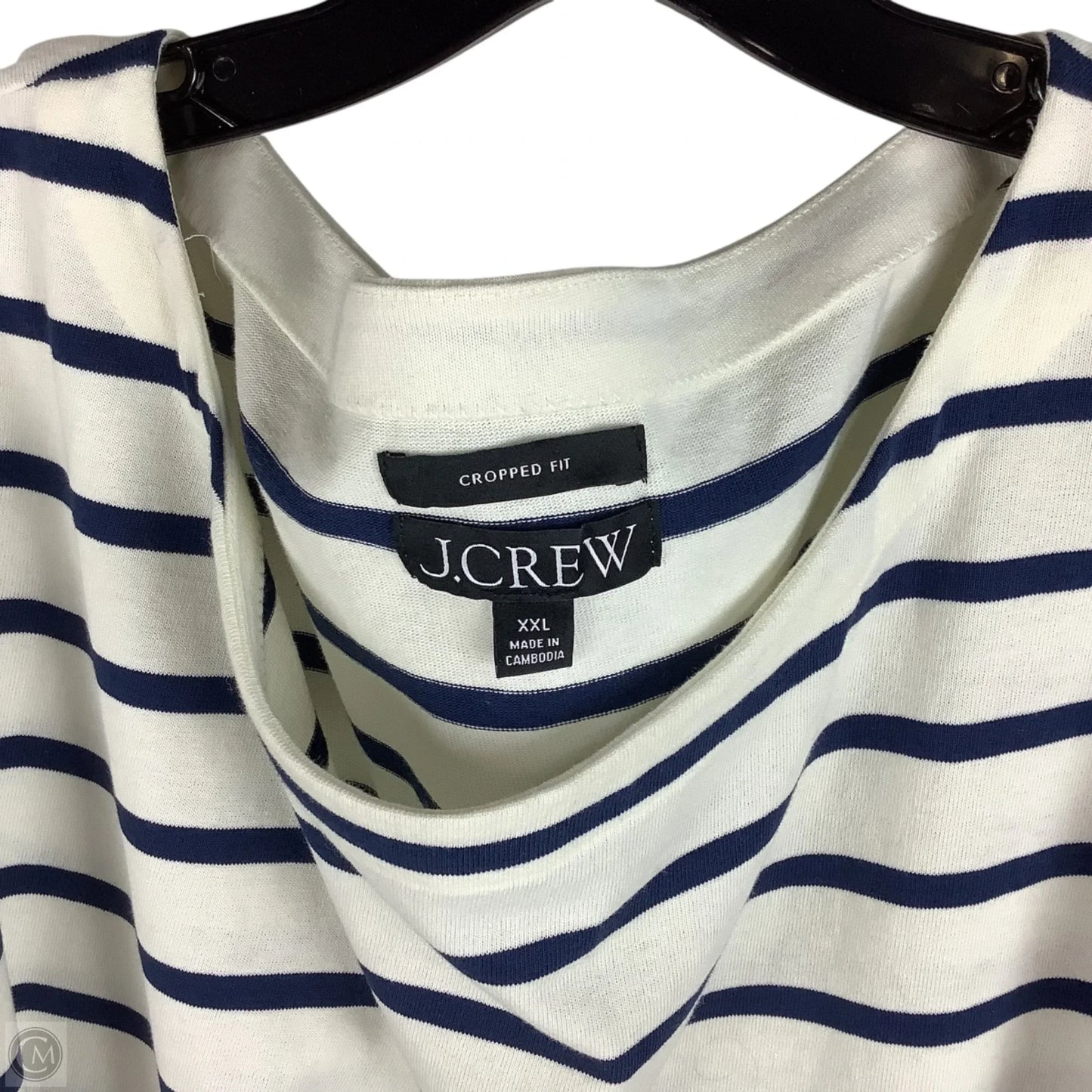 Top Long Sleeve By J. Crew In Striped Pattern, Size: Xxl