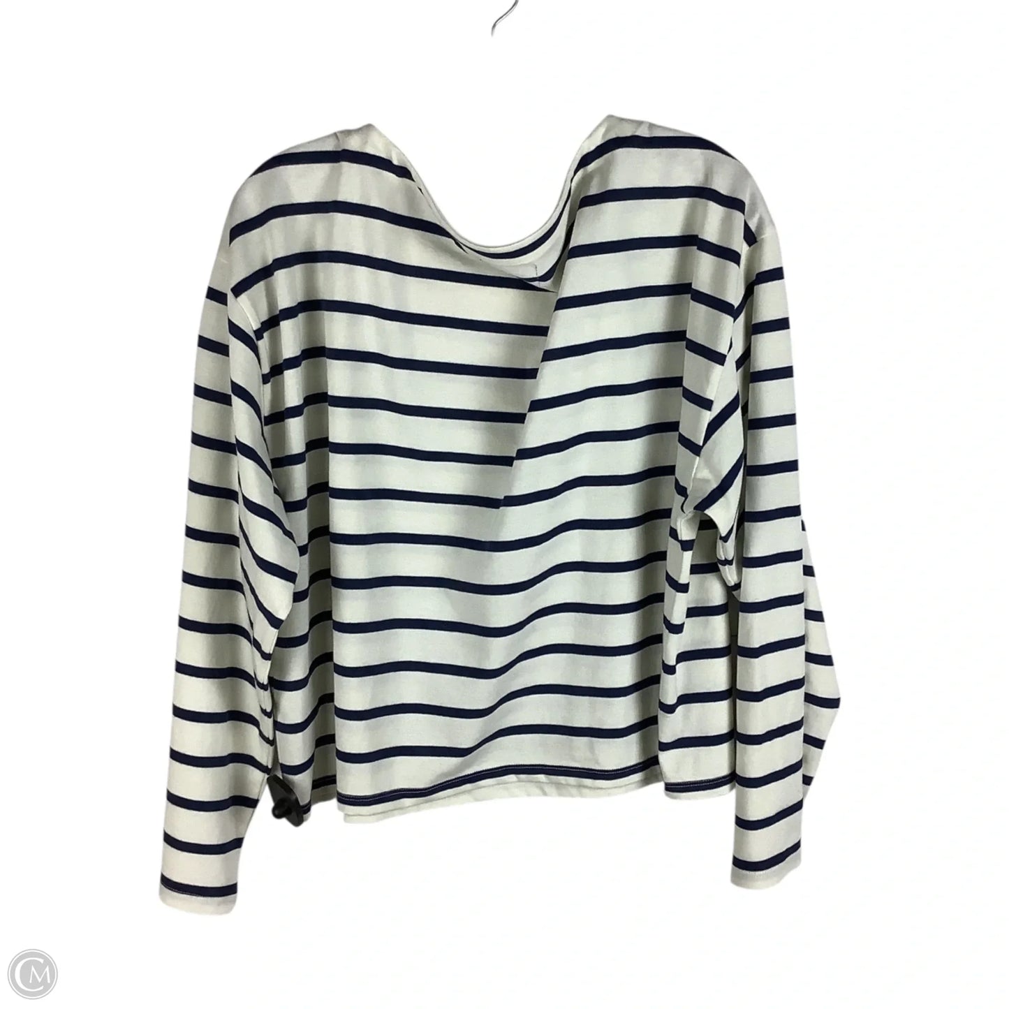 Top Long Sleeve By J. Crew In Striped Pattern, Size: Xxl