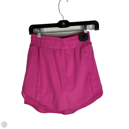 Athletic Skirt By Lululemon In Pink, Size: 4
