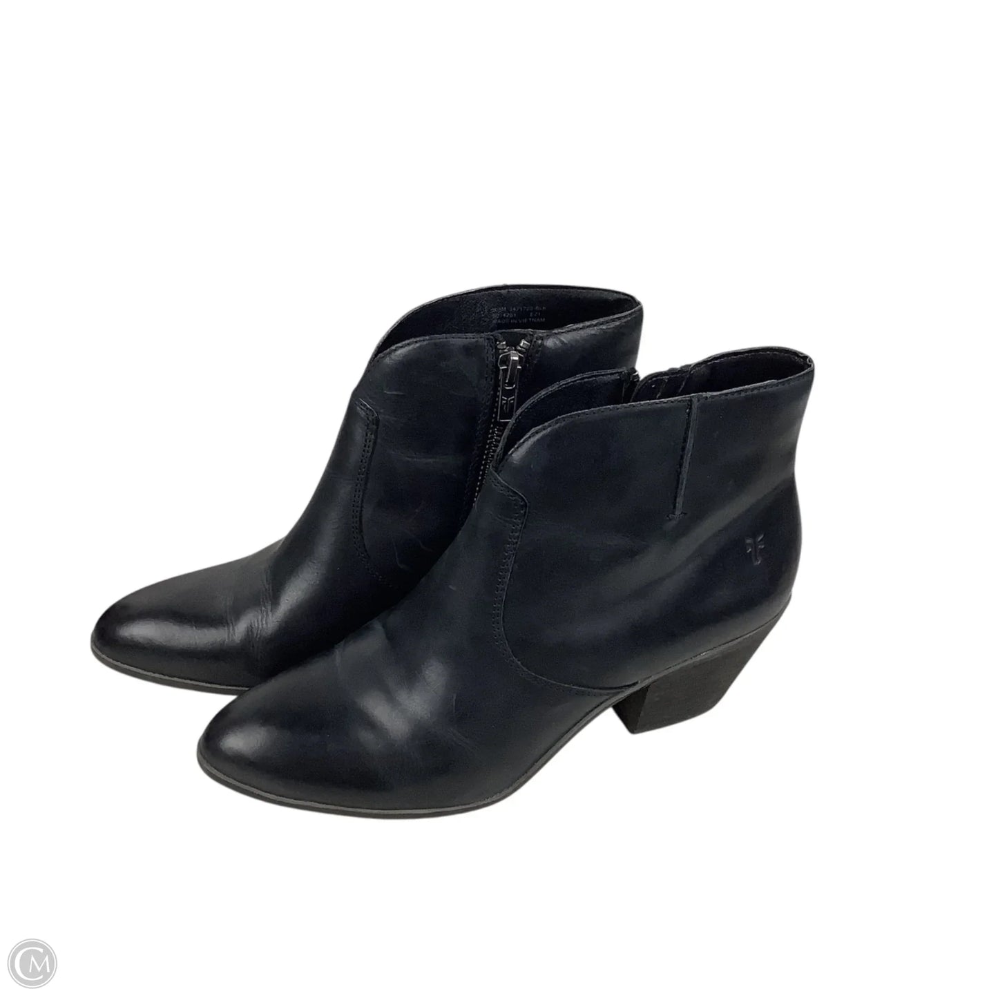 Boots Designer By Frye In Black, Size: 8.5