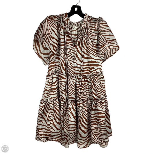 Dress Casual Short By Entro In Animal Print, Size: S