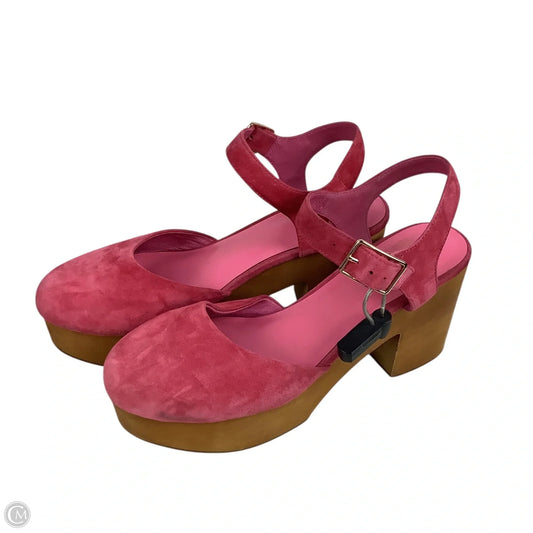 Shoes Heels Block By Cmc In Pink, Size: 12