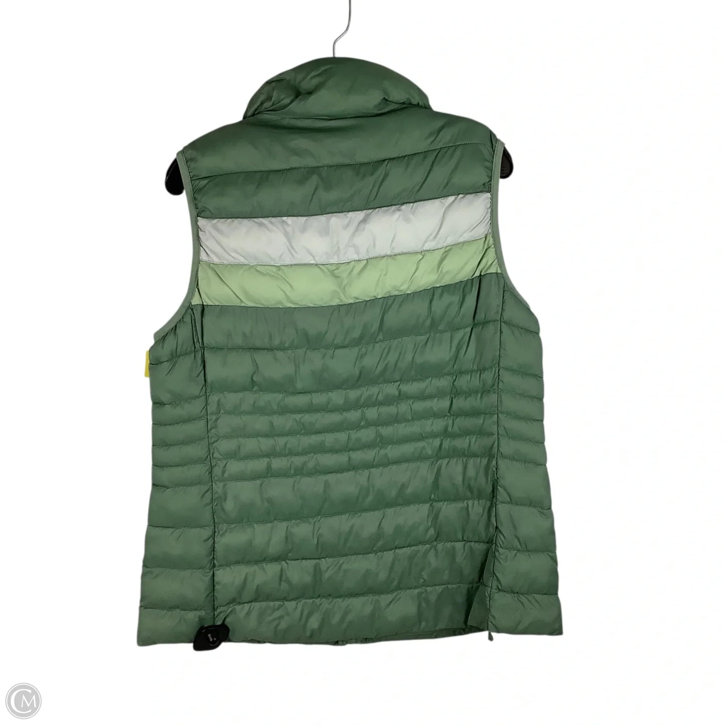 Vest Puffer & Quilted By Reebok In Green, Size: L