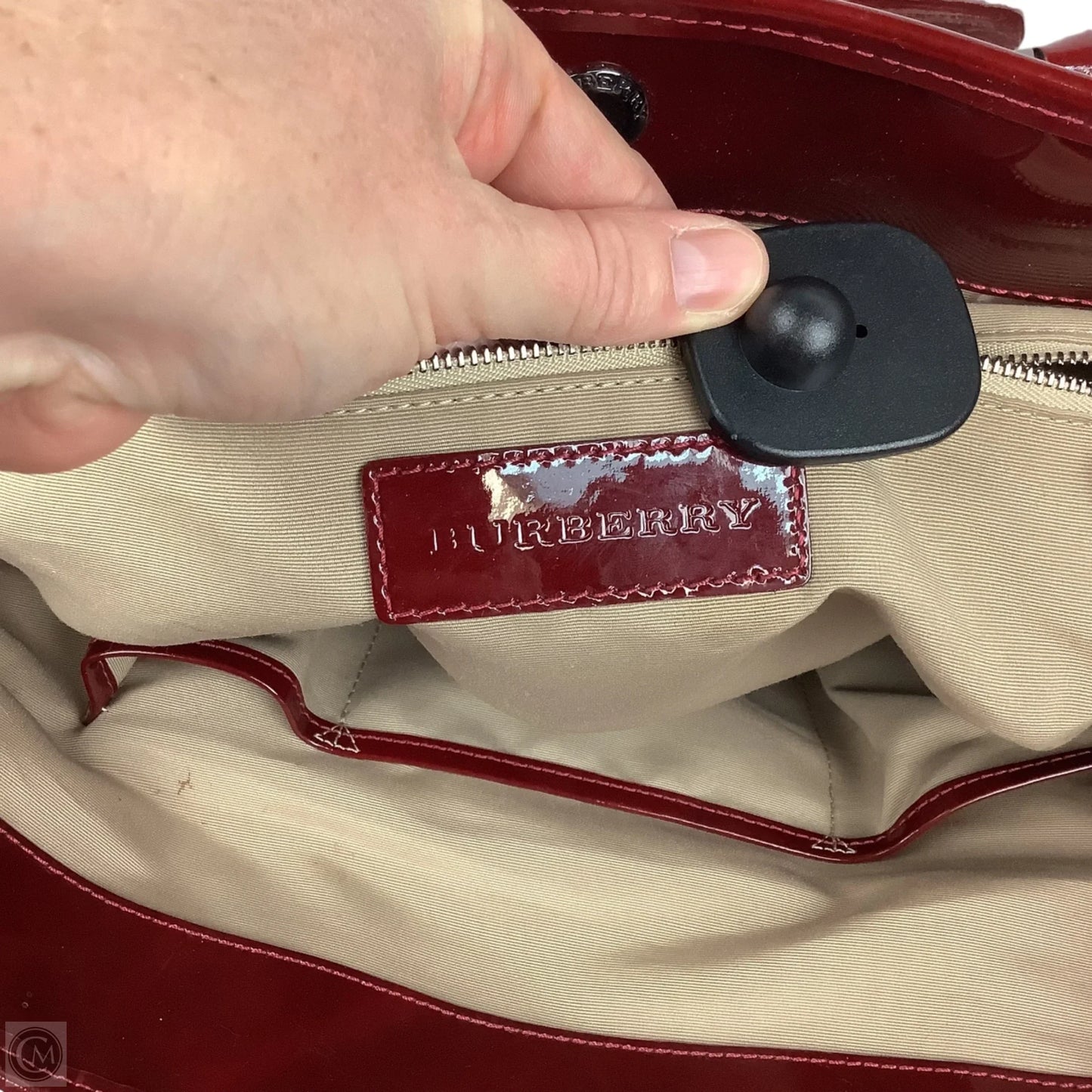 Handbag Luxury Designer By Burberry, Size: Large