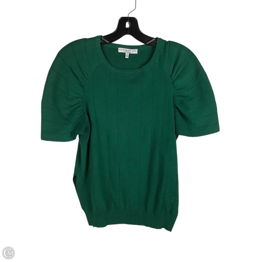 Top Short Sleeve By Current Air In Green, Size: S