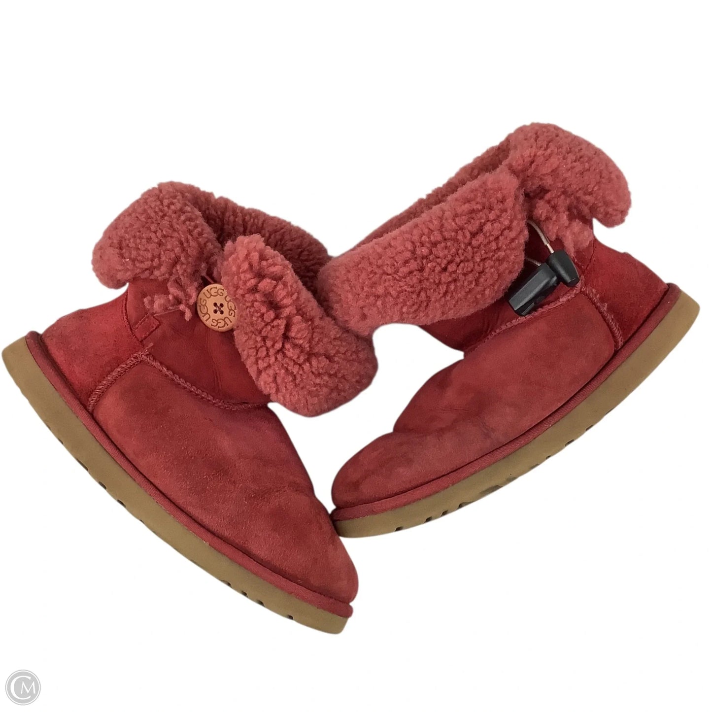 Boots Designer By Ugg In Red, Size: 8