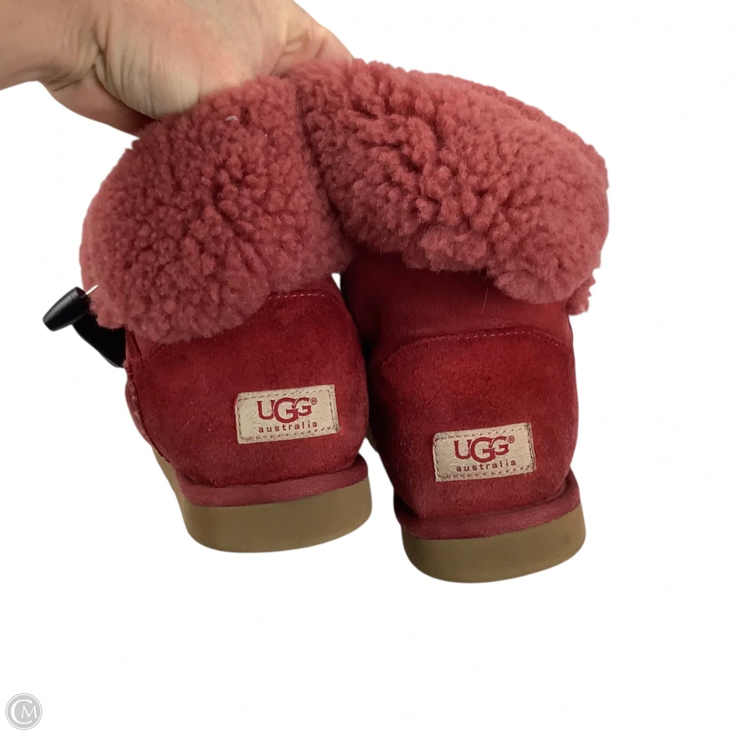 Boots Designer By Ugg In Red, Size: 8