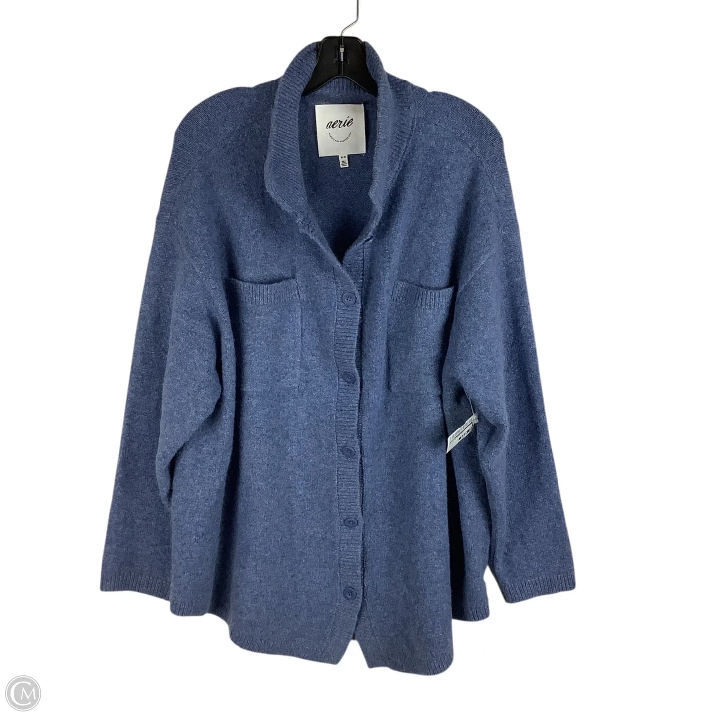 Sweater Cardigan By Aerie In Blue, Size: M