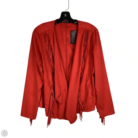 Cardigan By Colleen Lopez In Red, Size: L