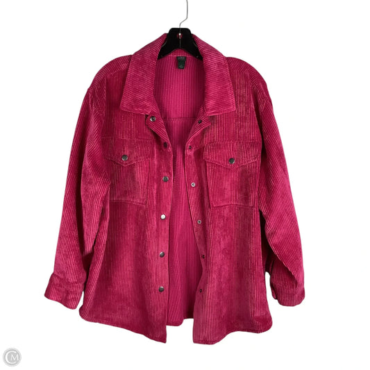Top Long Sleeve By Wild Fable In Pink, Size: M