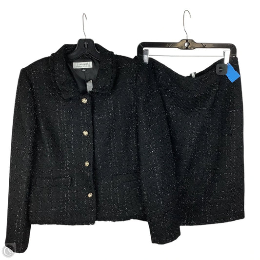 Skirt Suit 2pc By Tahari By Arthur Levine In Black, Size: 12