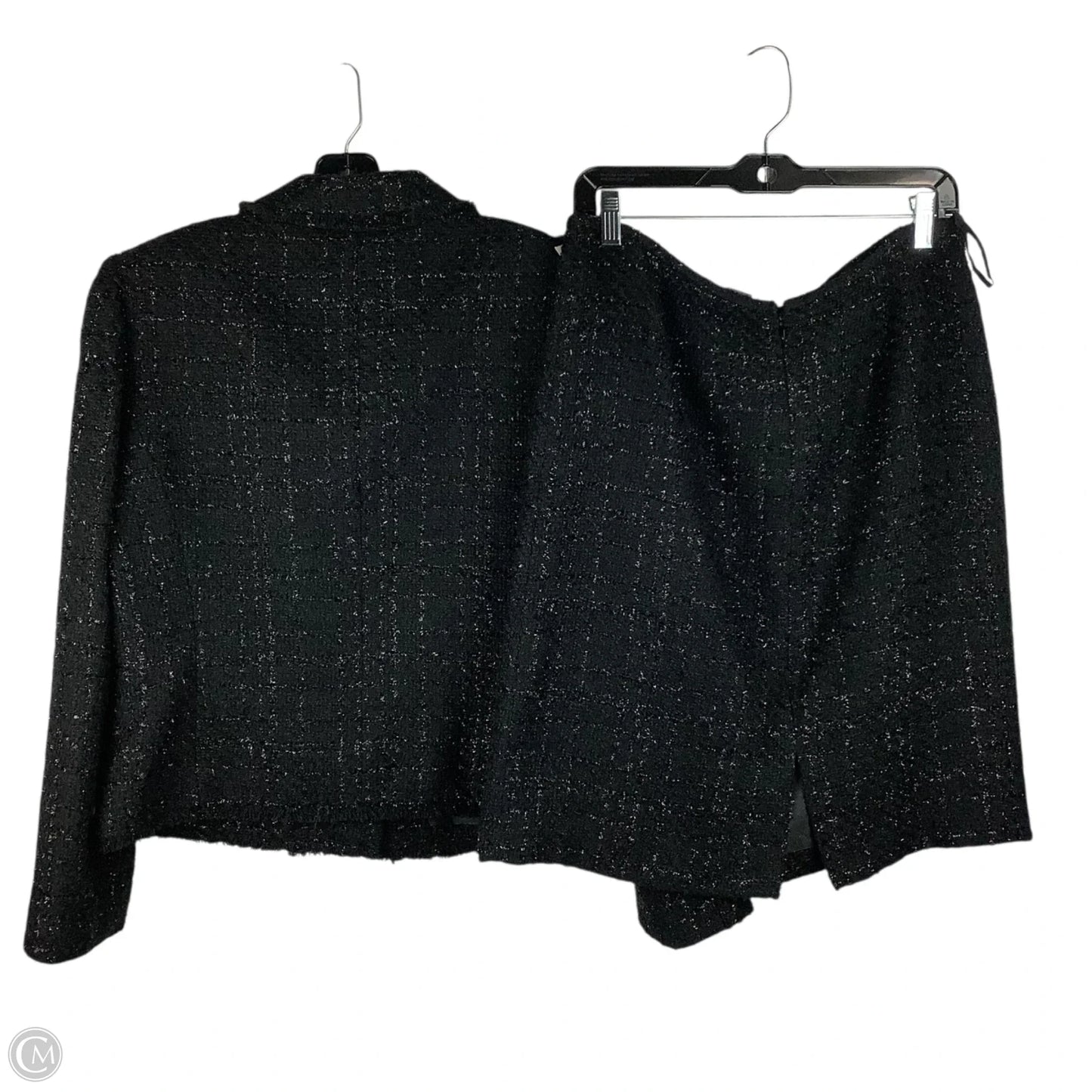 Skirt Suit 2pc By Tahari By Arthur Levine In Black, Size: 12