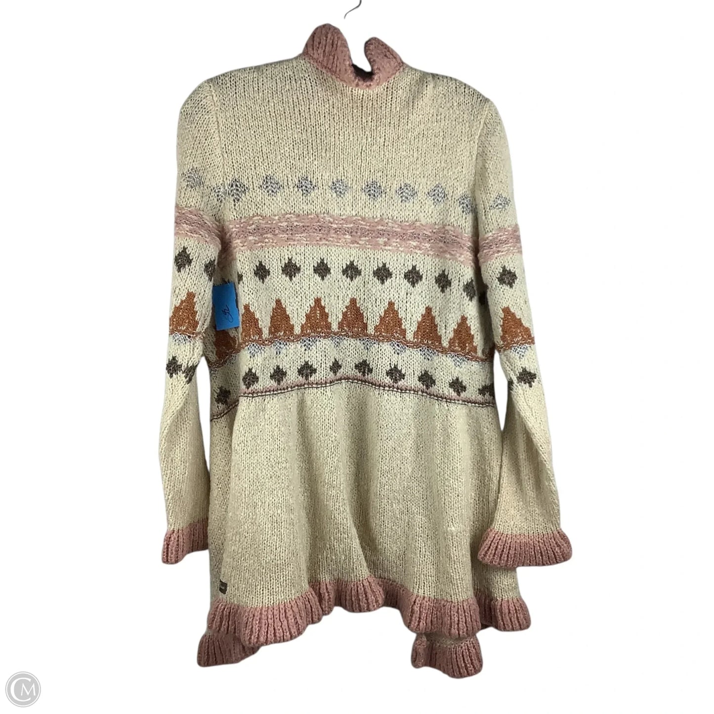 Sweater Cardigan By Matilda Jane In Cream, Size: S