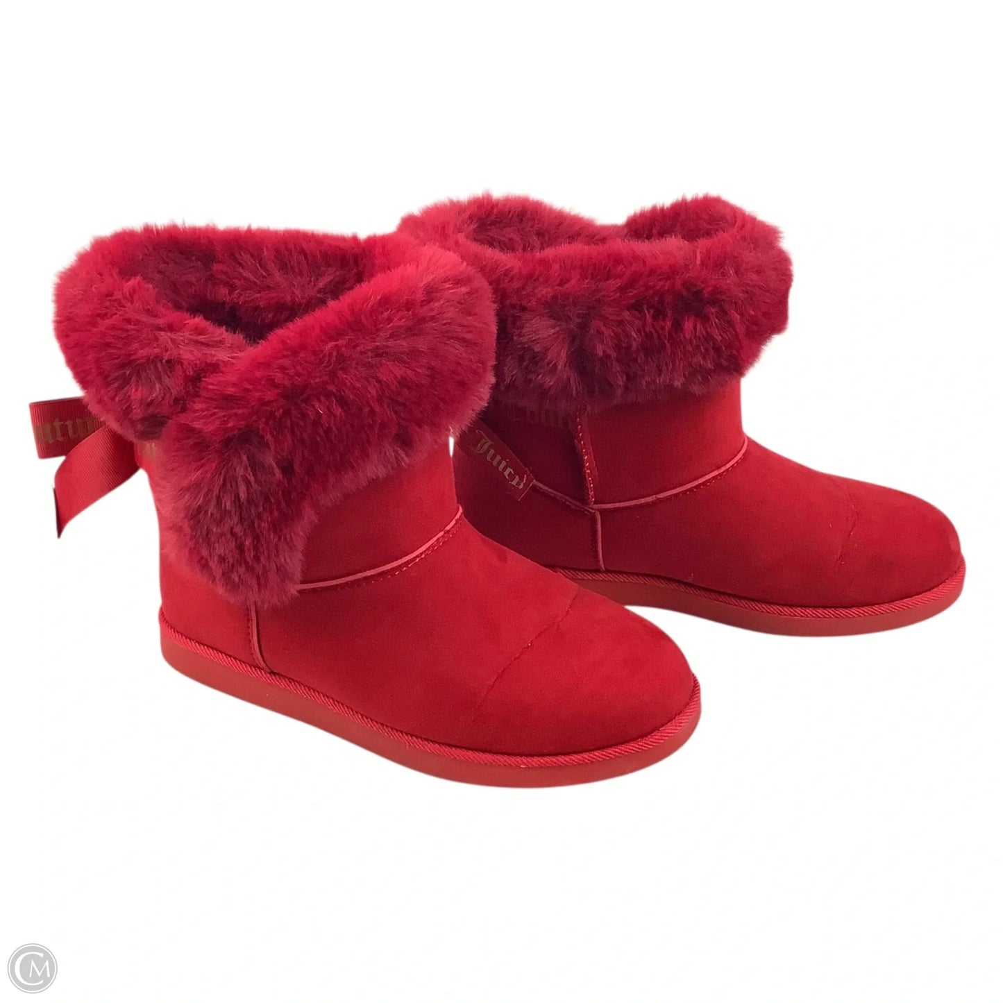 Boots Mid-calf Flats By Juicy Couture In Red, Size: 8.5