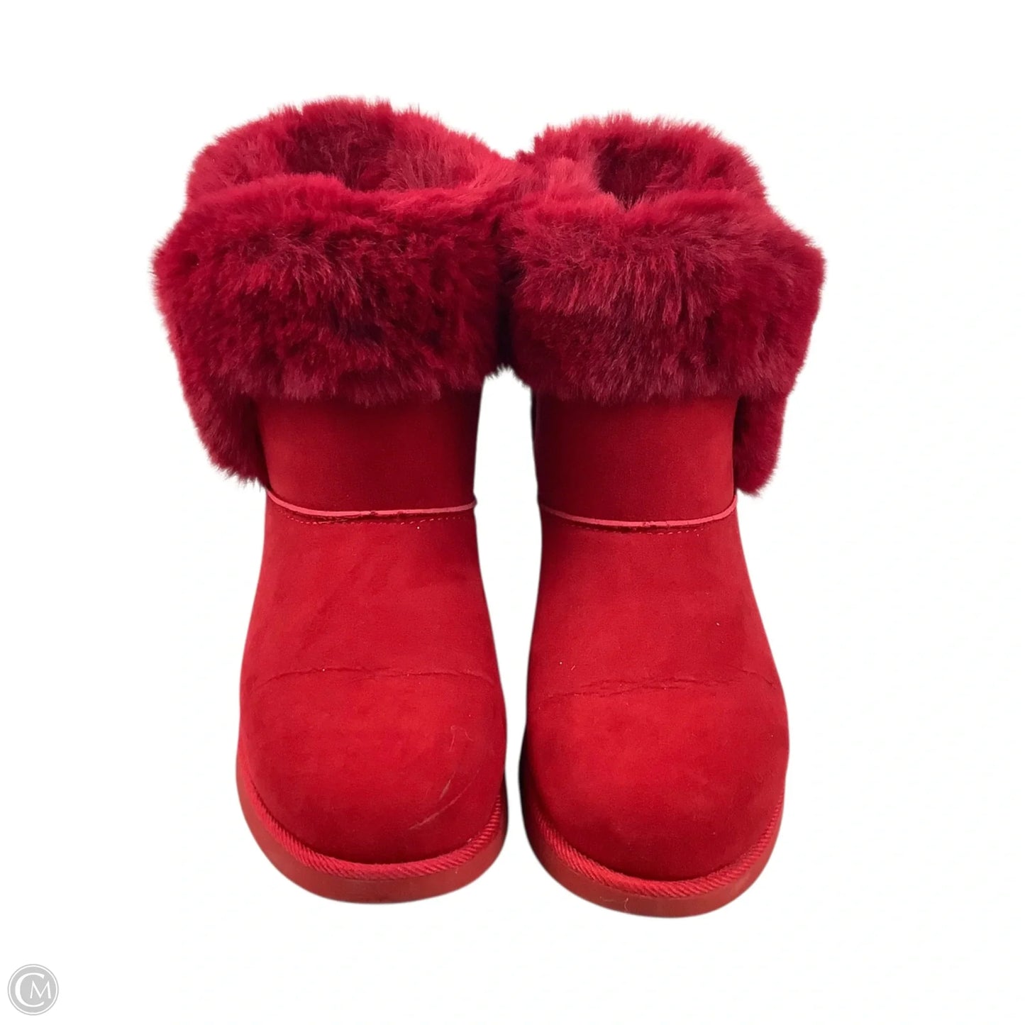 Boots Mid-calf Flats By Juicy Couture In Red, Size: 8.5