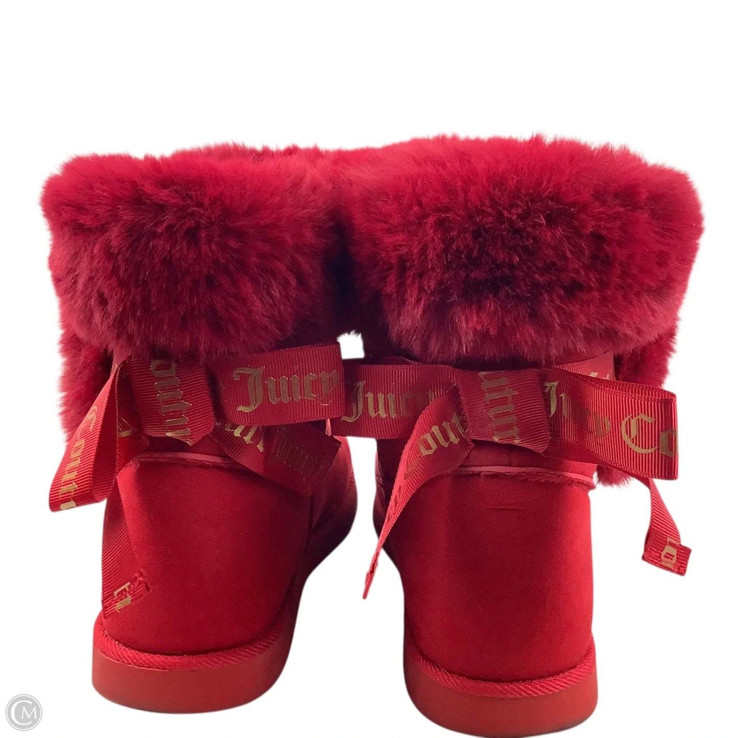 Boots Mid-calf Flats By Juicy Couture In Red, Size: 8.5