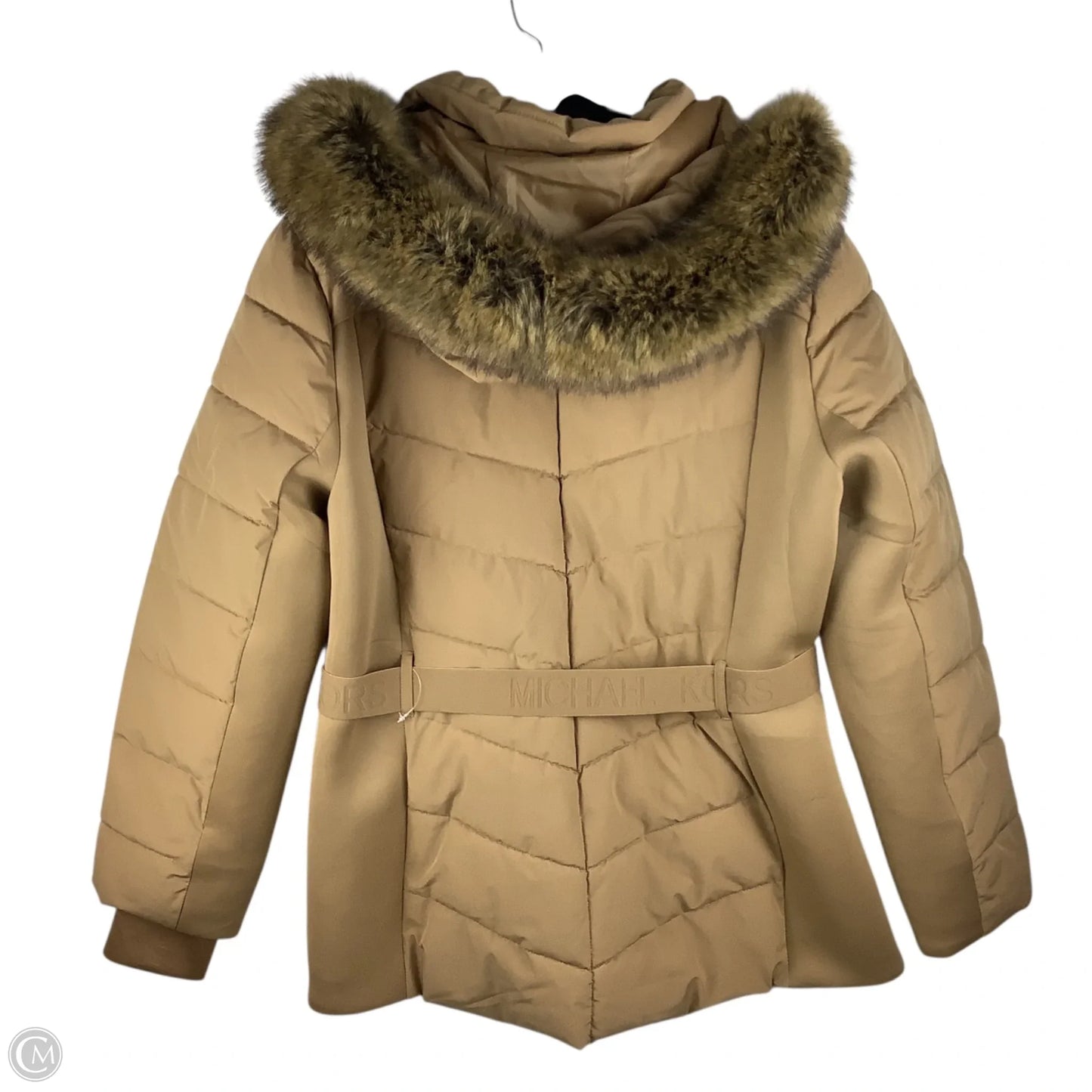 Jacket Puffer & Quilted By Michael By Michael Kors In Brown, Size: Xl