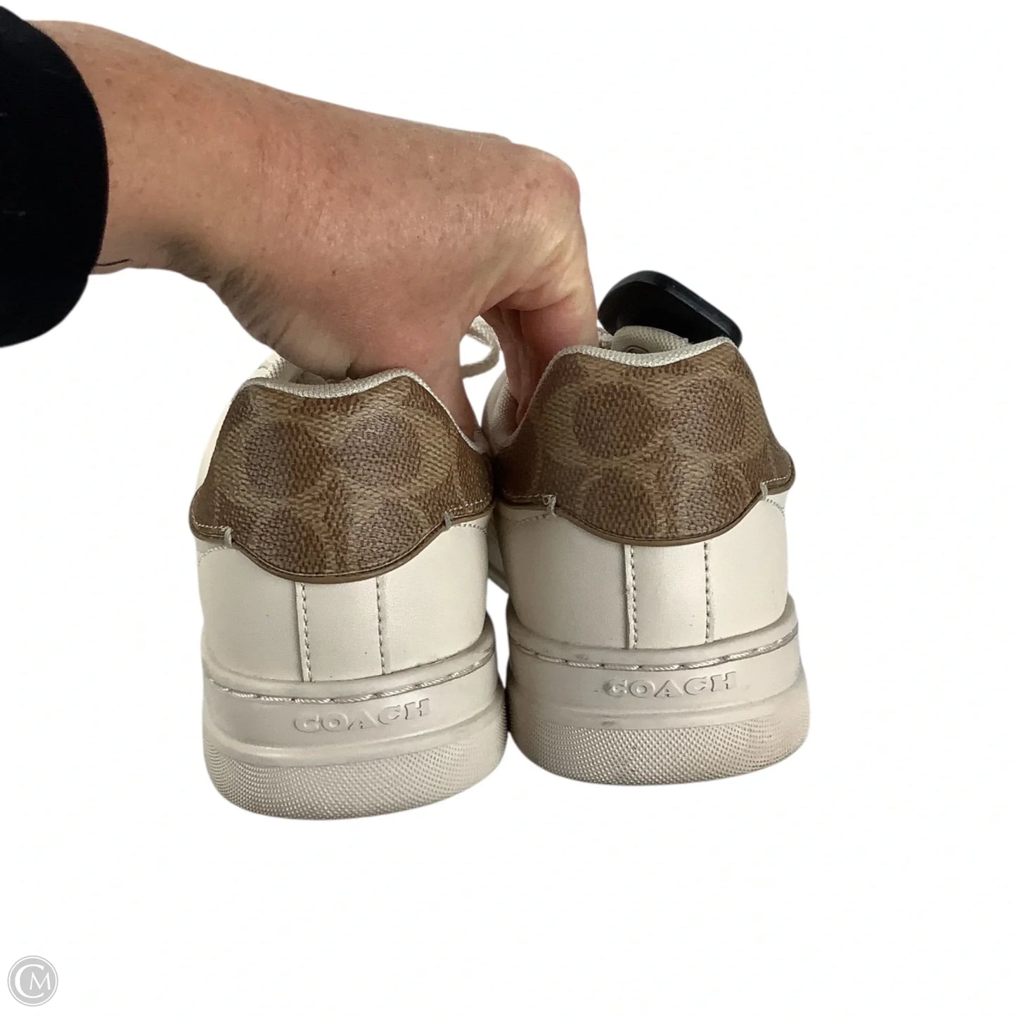 Shoes Designer By Coach In Cream, Size: 7