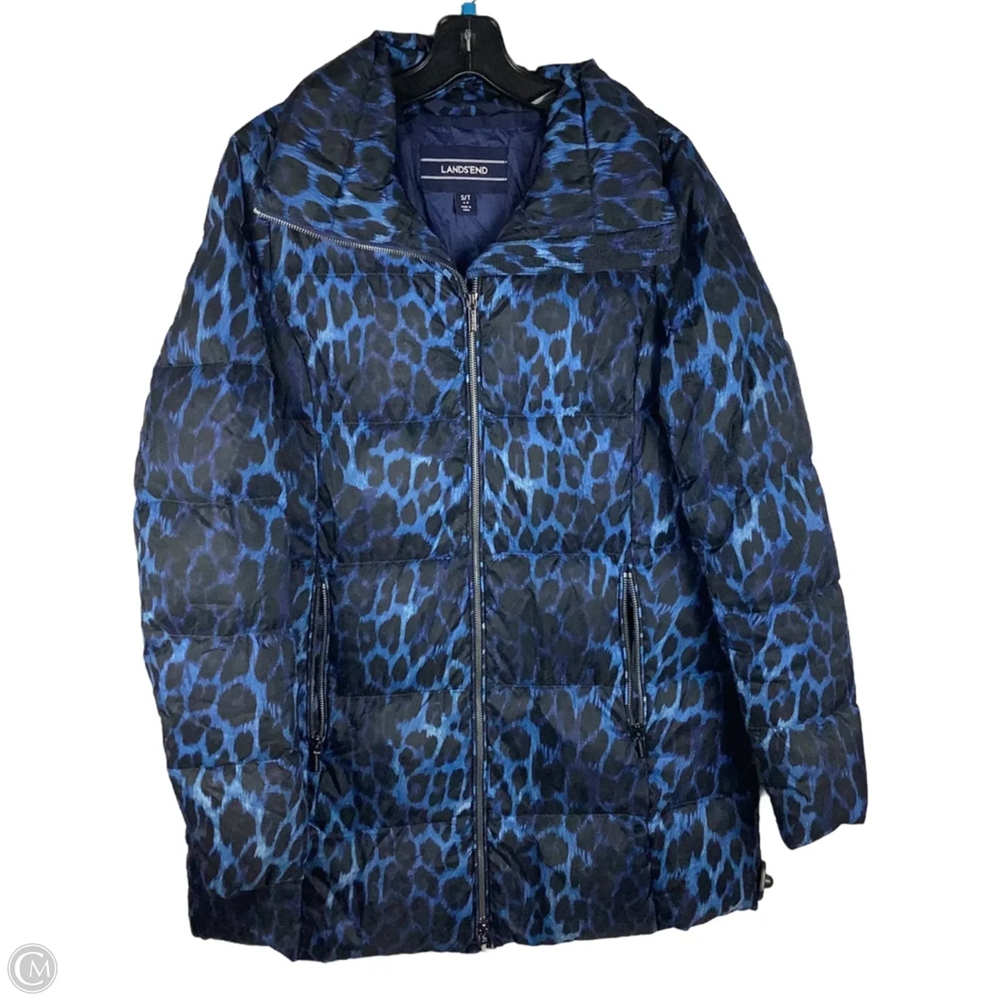 Jacket Puffer & Quilted By Lands End In Blue, Size: S/T Youth/ Women’s M