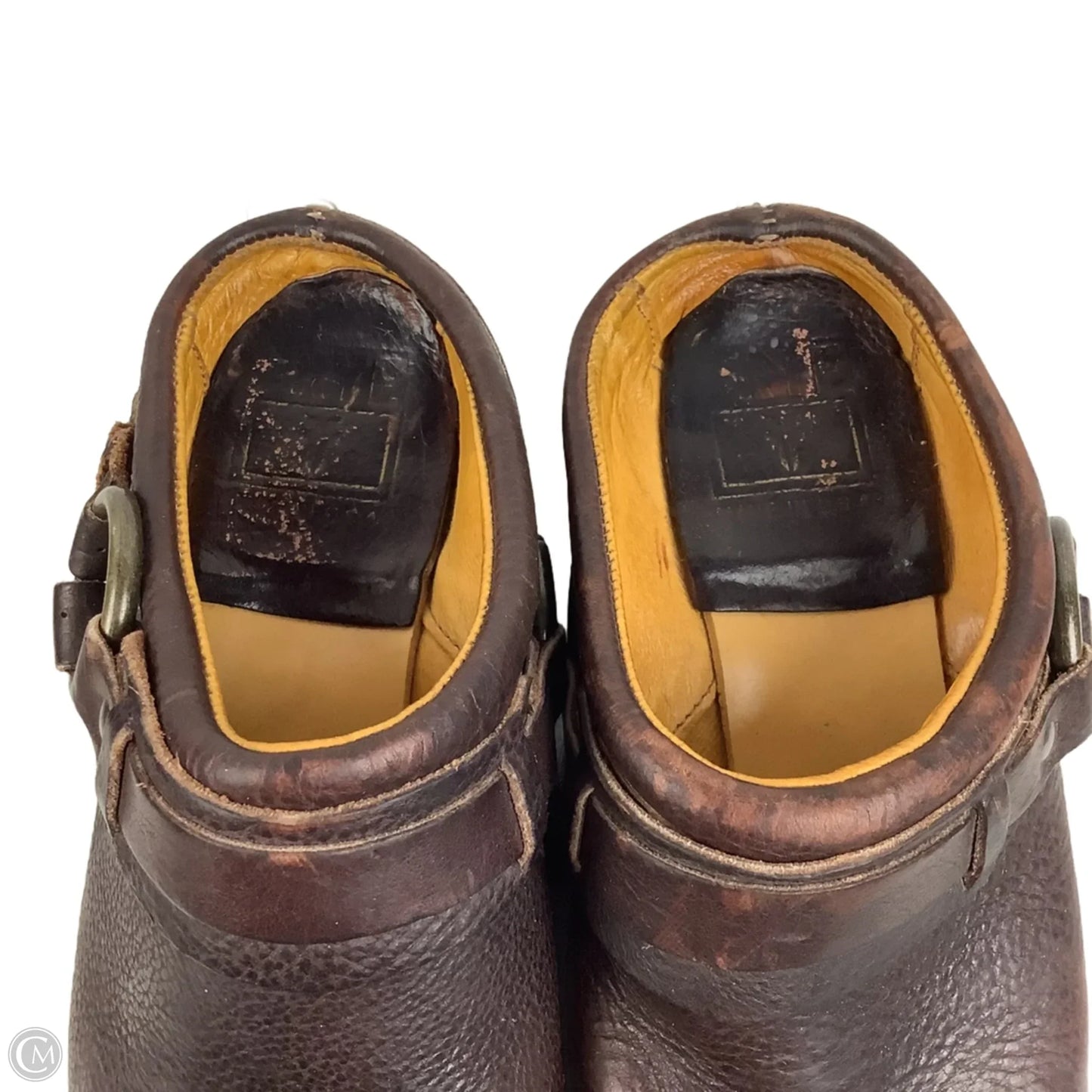 Shoes Designer By Frye In Brown, Size: 9