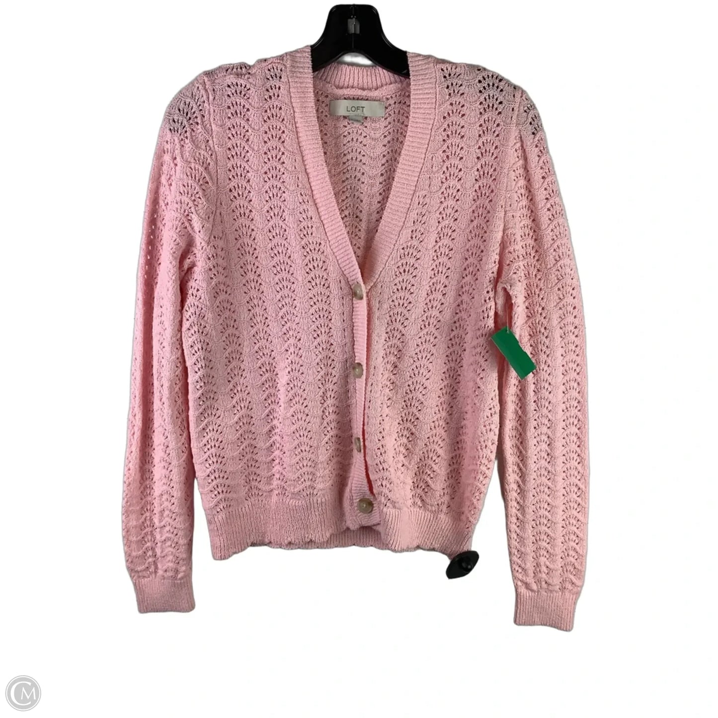 Cardigan By Loft In Pink, Size: M
