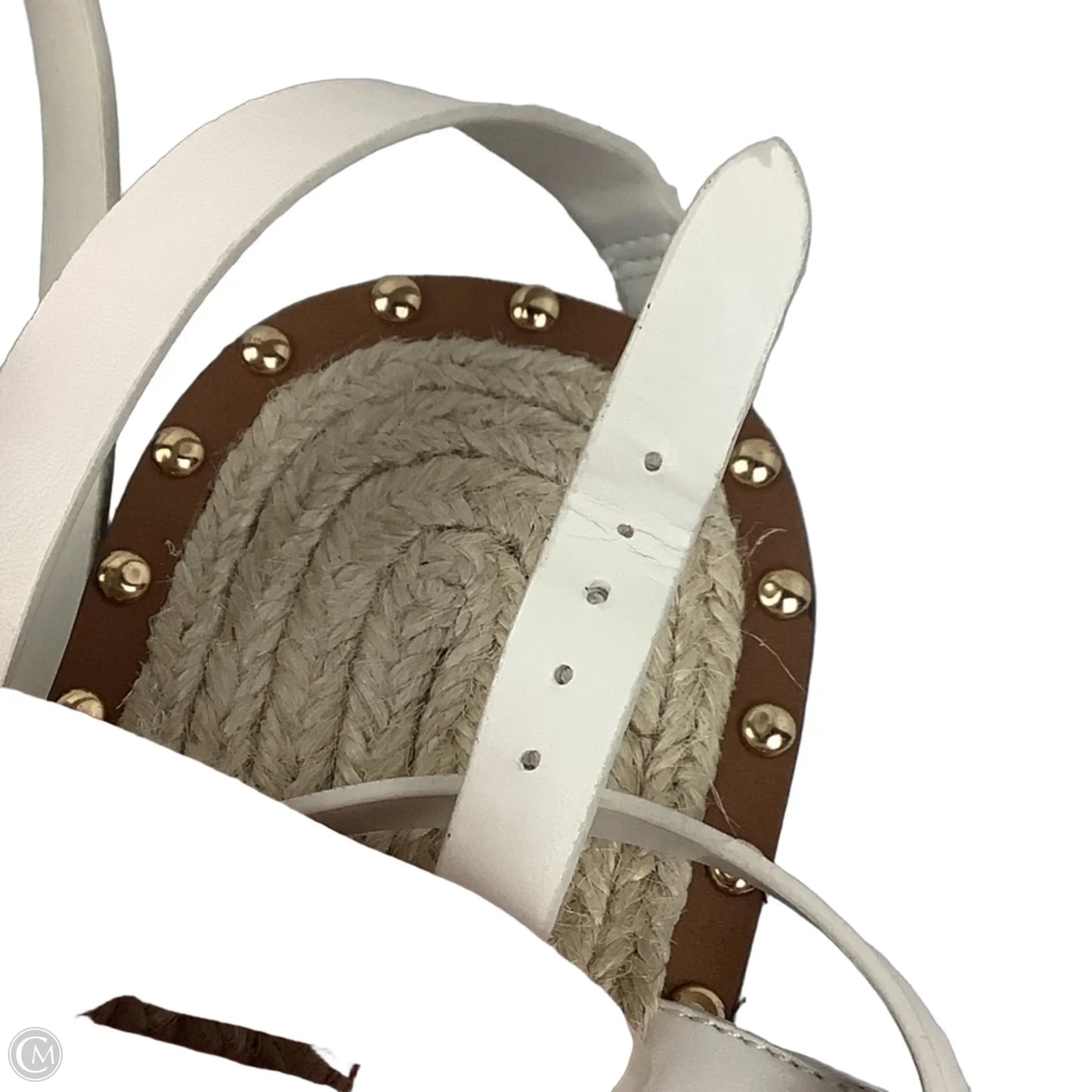 Sandals Designer By Coach In Cream, Size: 9.5