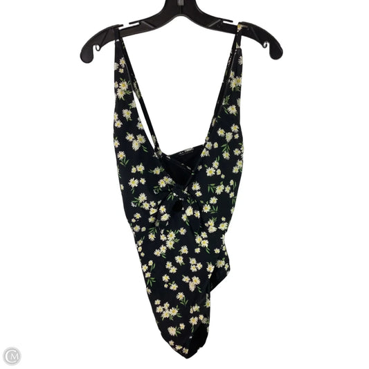 Swimsuit By Shade & Shore In Floral Print, Size: L