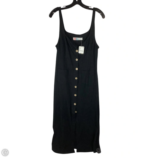 Dress Casual Maxi By Free People In Black, Size: M