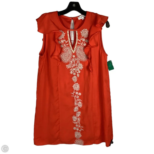 Dress Casual Short By Thml In Orange, Size: M