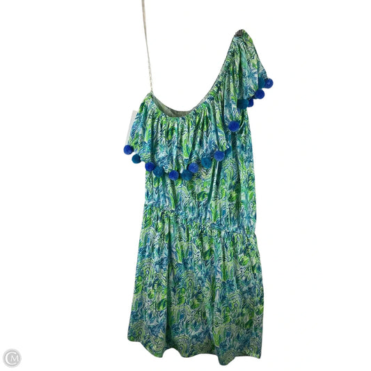 Dress/SKORT Designer By Lilly Pulitzer In Blue & Green, Size: S