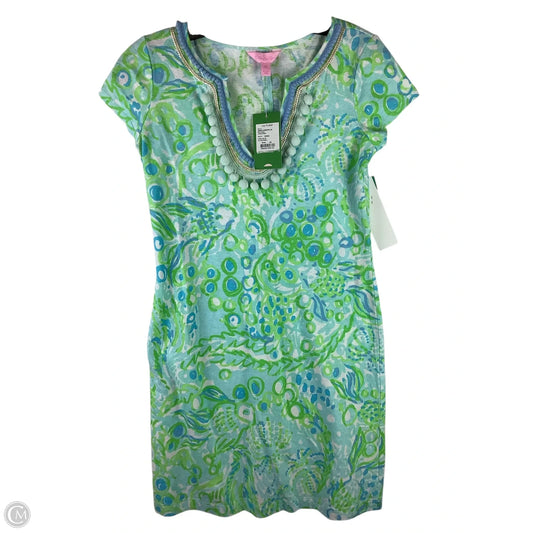Dress Designer By Lilly Pulitzer In Blue & Green, Size: Xs